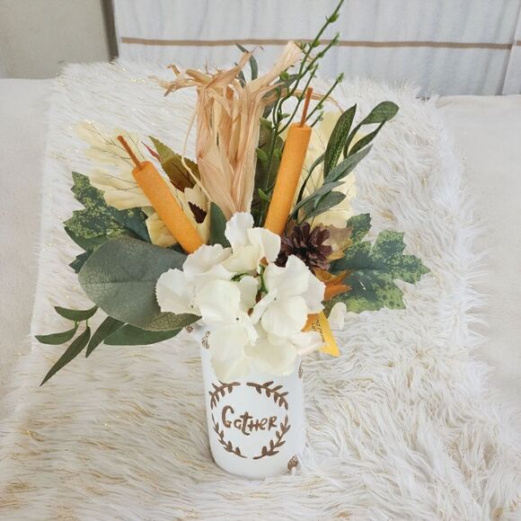 New HarvestArtificial Sunflower & Hydrangea - Picture 1 of 6